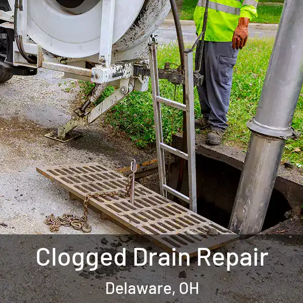  Clogged Drain Repair Delaware, OH